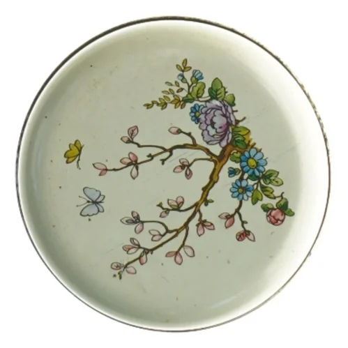 Dekorativ vintage metaldåse (str. 14 x 9 cm)