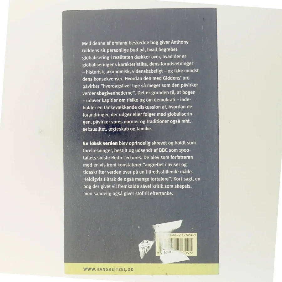 En løbsk verden af Anthony Giddens (Bog)