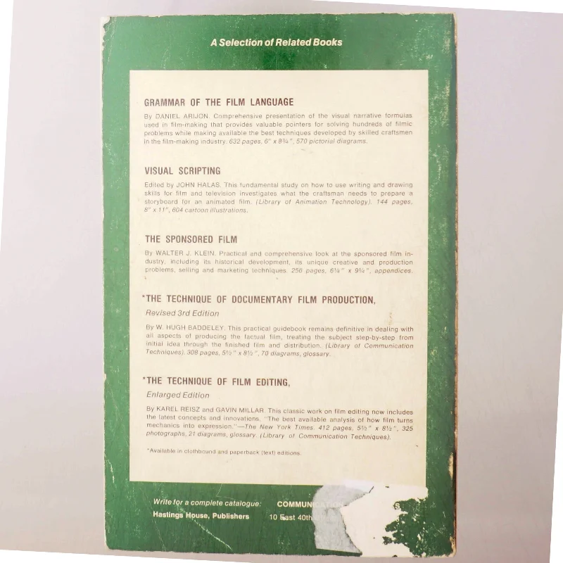 Film Scriptwriting: A practical Manual by Dwight V. Swain (Bog)