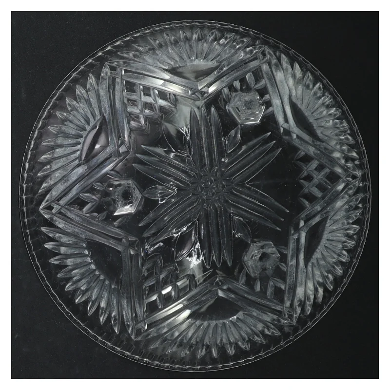 Krystal skål (str. Ø. 18 cm)