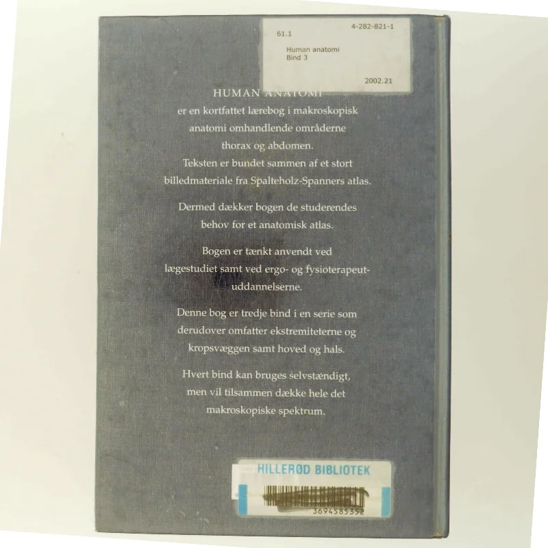 Human anatomi: Thorax & abdomen af M.E. Matthiesen (Bog)