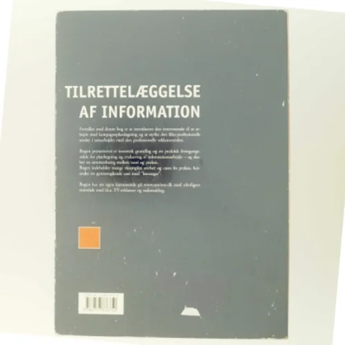 Tilrettelæggelse af information af Preben Sepstrup (Bog)