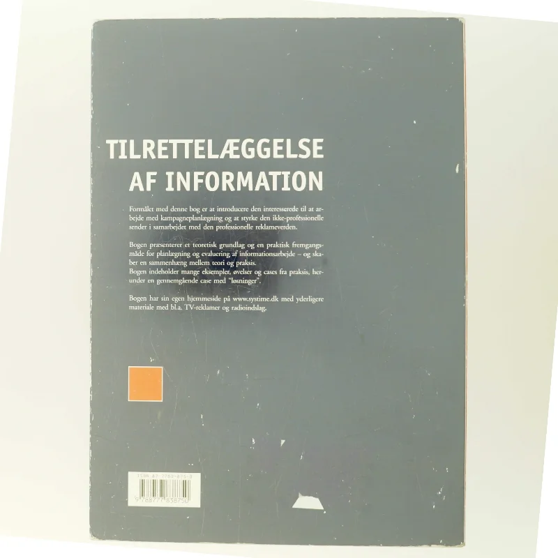 Tilrettelæggelse af information af Preben Sepstrup (Bog)
