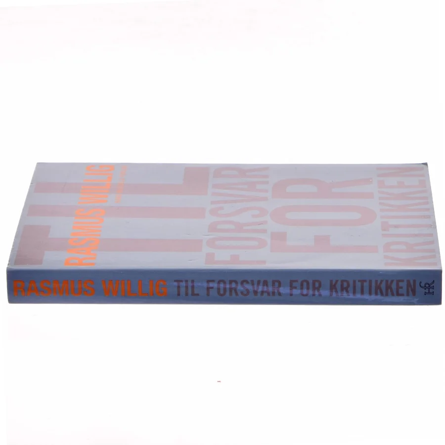 Til forsvar for kritikken af Rasmus Willig (Bog)