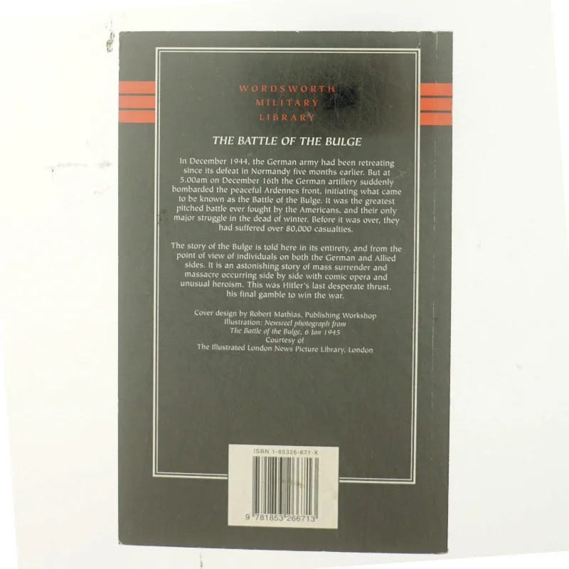 The Battle of the Bulge af John Toland (Bog)