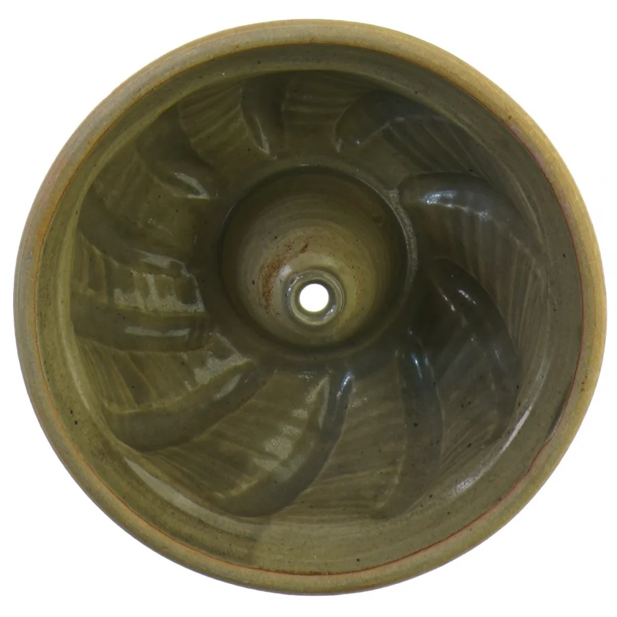 Keramik Kage rand form skål (str. 22 x 9 cm)