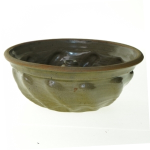 Keramik Kage rand form skål (str. 22 x 9 cm)