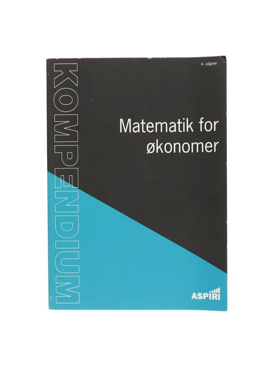 Forsiden af Kompendium i matematik for økonomer af Chresten Koed
