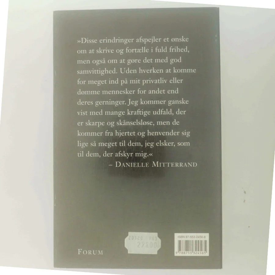 I fuld frihed af Danielle Mitterrand (Bog)