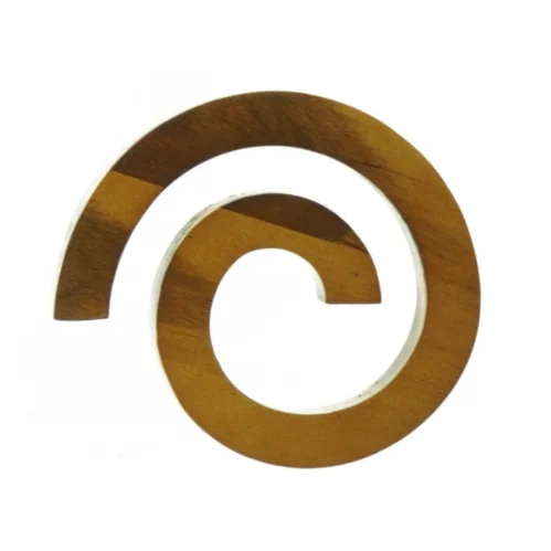 Træ Spiral Bordskåner (str. 15 x 2 cm)