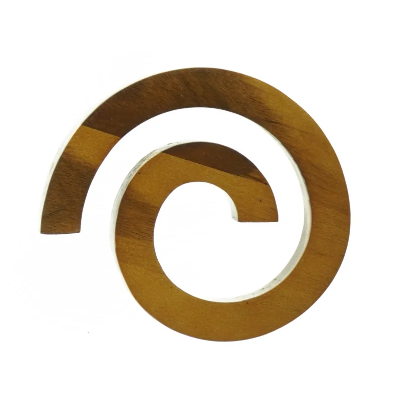 Træ Spiral Bordskåner (str. 15 x 2 cm)