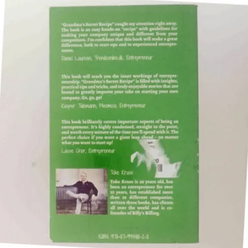 Grandma's secret recipe - how to make any online company unique and priceless af Toke Kruse (Bog)