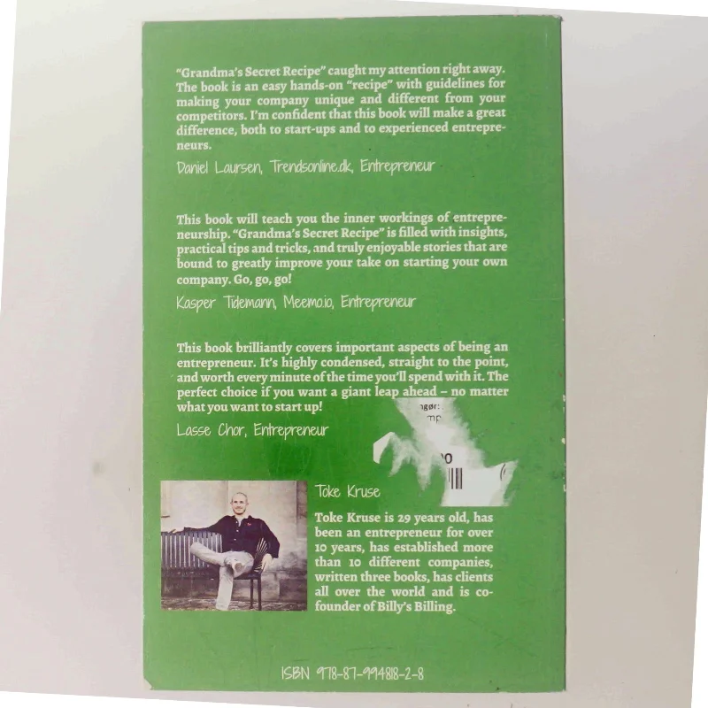 Grandma's secret recipe - how to make any online company unique and priceless af Toke Kruse (Bog)