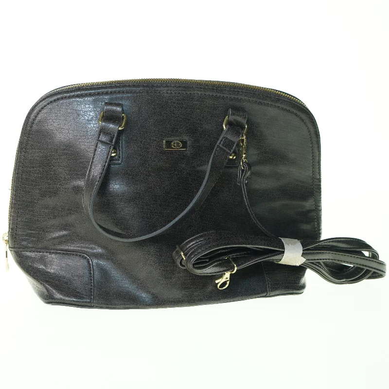 Læder Taske fra Bon Gout med håndtag og aftagelig Crossbody strop, aldrig brugt (str. 15 x 35 x 22 cm)