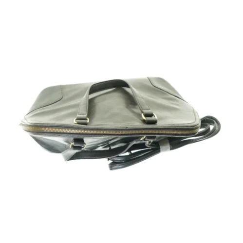 Læder Taske fra Bon Gout med håndtag og aftagelig Crossbody strop, aldrig brugt (str. 15 x 35 x 22 cm)