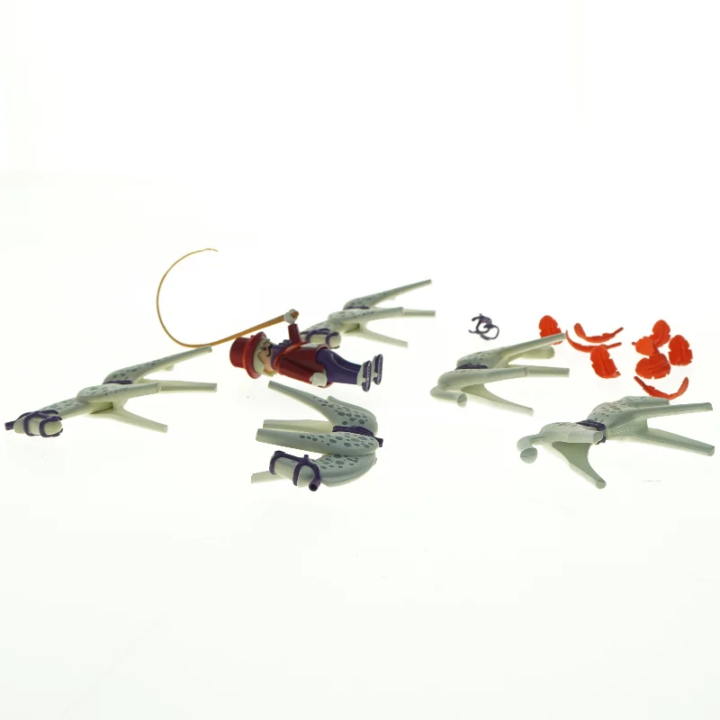 Playmobil Cirkusheste med hovedpynt og Sprechstallmeister (str. 3 x 1 cm x 8 cm)