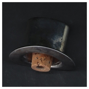 Vinprop med Høj hat metallåg (str. 5 cm)