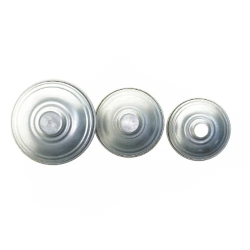 Sæt af vintage metal opbevaringsdåser (str. 20 og 17 og 16 cm)