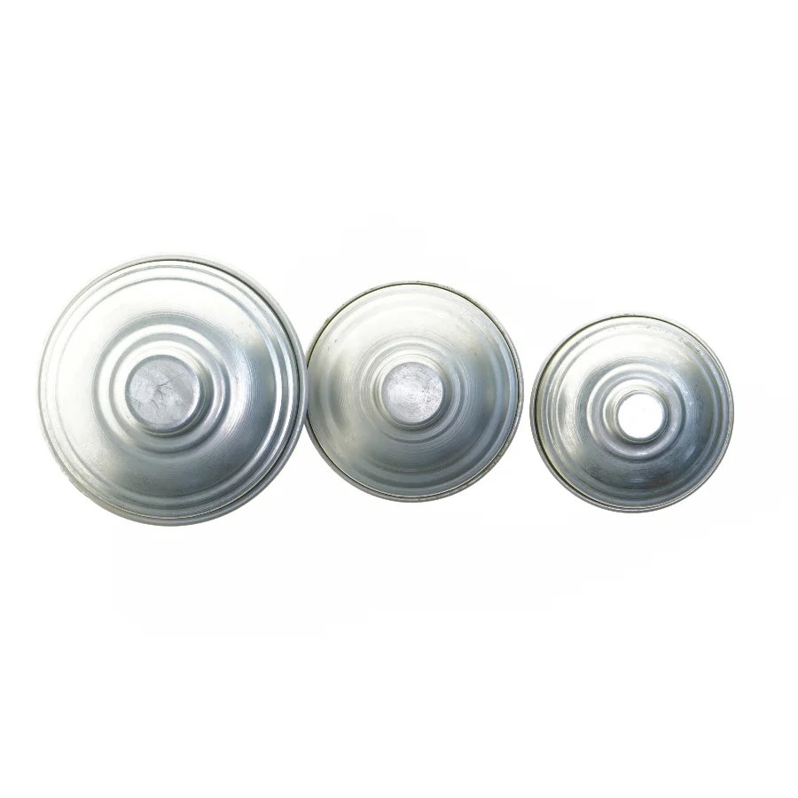 Sæt af vintage metal opbevaringsdåser (str. 20 og 17 og 16 cm)