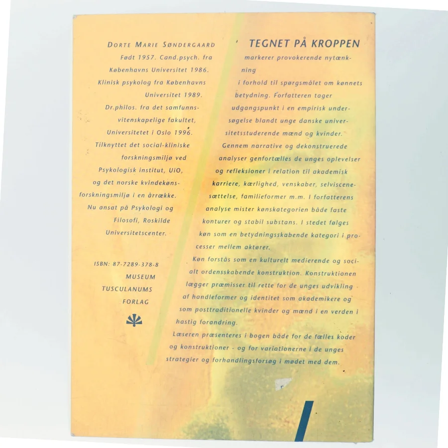 Tegnet på kroppen af Dorte Marie Søndergaard (Bog)