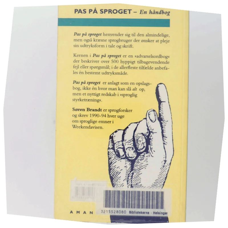 Pas på Sproget - En håndbog af Søren Brandt