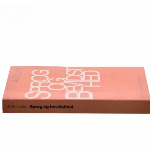 Sprog og Bevidsthed af A.R. Luria (Bog)
