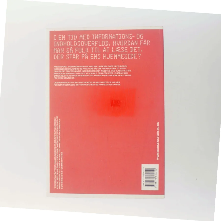 Professionel webkommunikation (Bog)