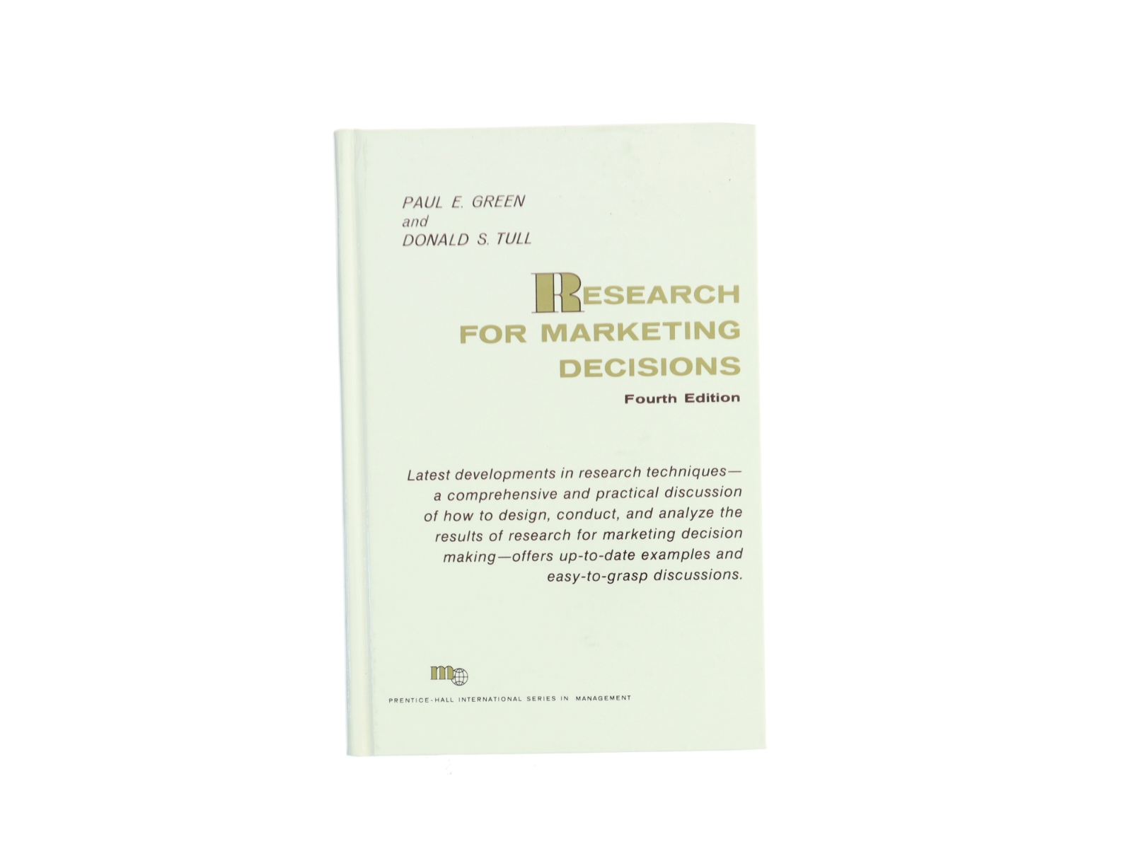 Research for Marketing Decisions af Paul E. Green; Donald S. Tull (Bog)