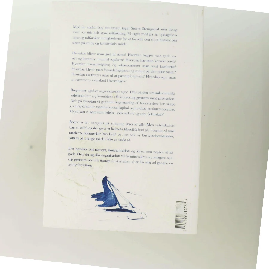 Én Ting ad Gangen af Storm Stensgaard (Bog)