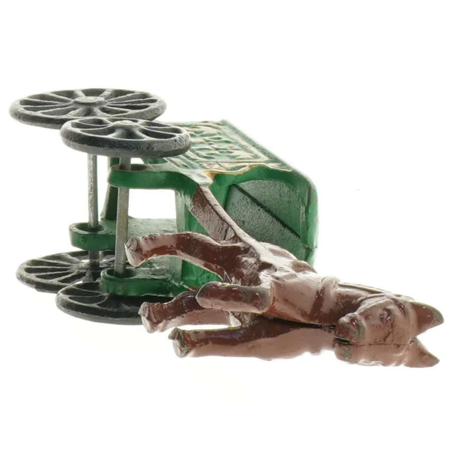 Vintage Kenton legetøjshestevogn (str. 20 x 9 cm)