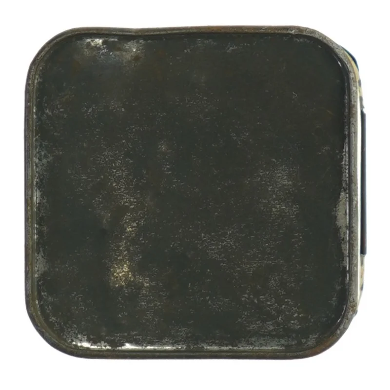 Antik te dåse (str. H. 14 cm. 8,5 x 8,5 cm)