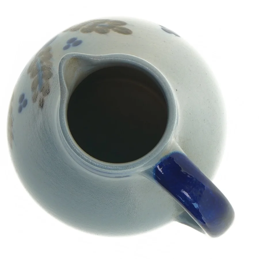 Saltglaseret Keramik kande (str. 18 x 15 x 13 cm)