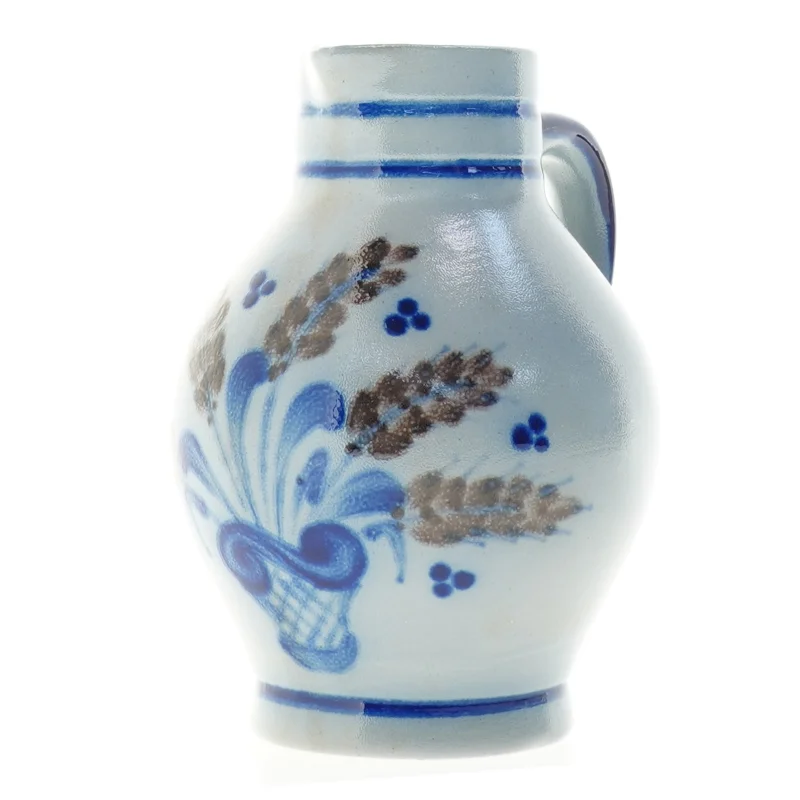 Saltglaseret Keramik kande (str. 18 x 15 x 13 cm)