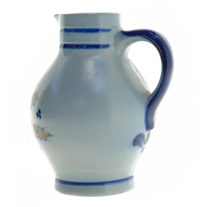 Saltglaseret Keramik kande (str. 18 x 15 x 13 cm)