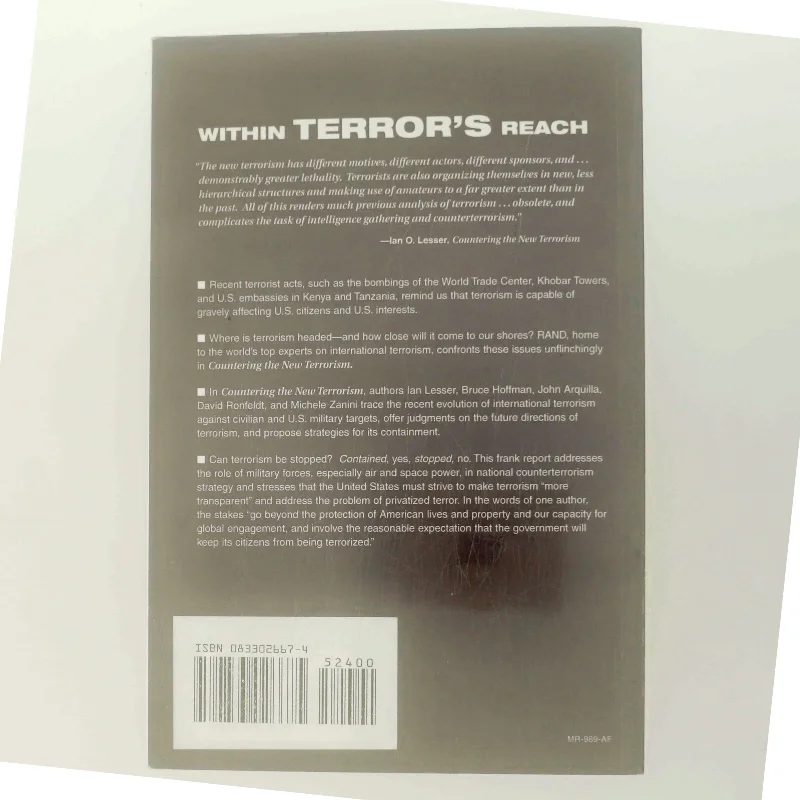 Countering the New Terrorism af Ian O. Lesser (Bog)