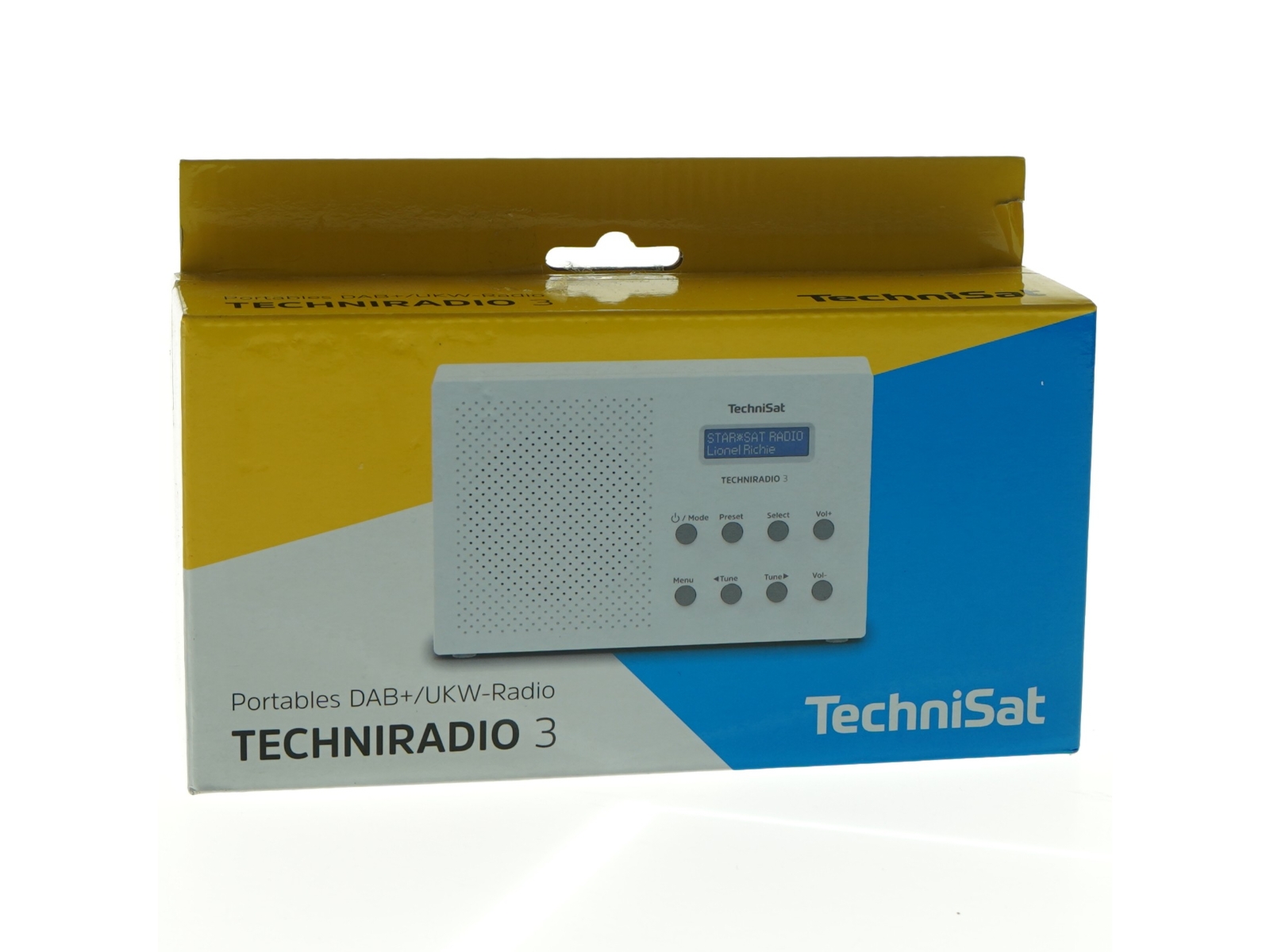 Batteridrevet TechniSat TECHNIRADIO 3 DAB+/FM Radio (str. 15 x 10 x 4 cm)