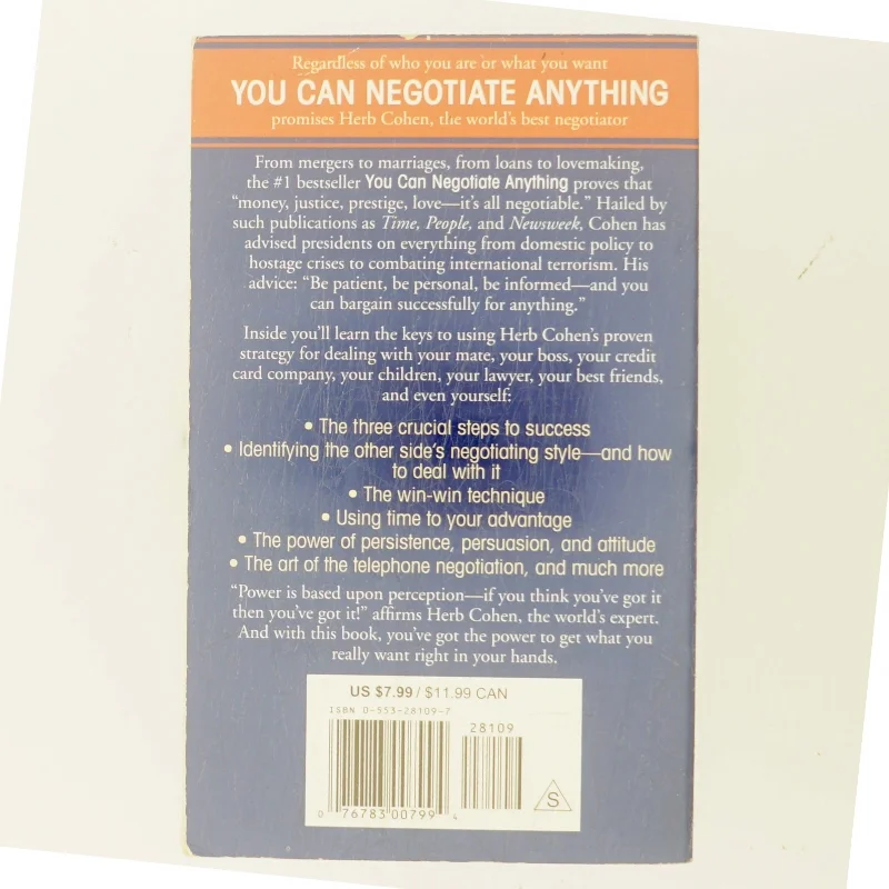 You Can Negotiate Anything af Herb Cohen (Bog)