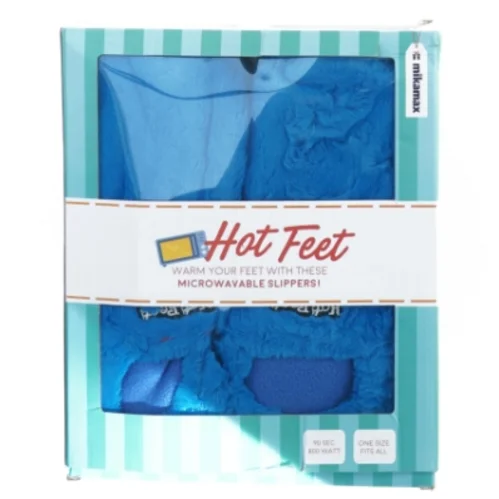 Hot feet Hjemmesko du kan opvarme i mikroovn (Onesize Voksen)