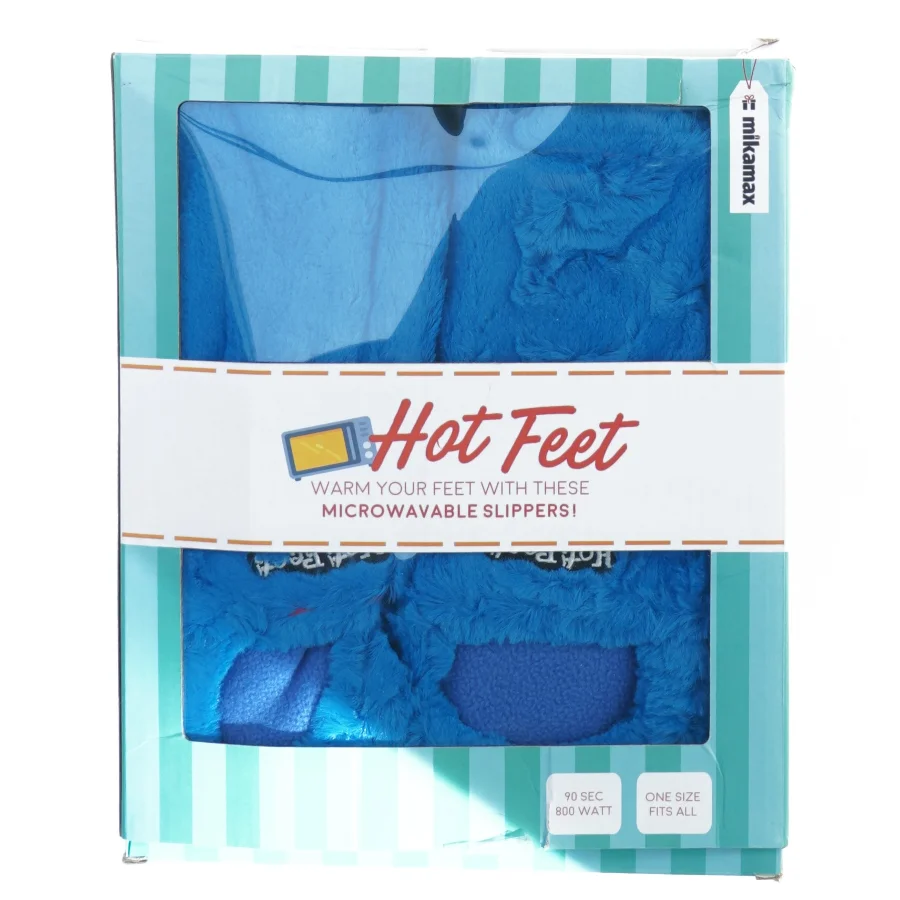 Hot feet Hjemmesko du kan opvarme i mikroovn (Onesize Voksen)