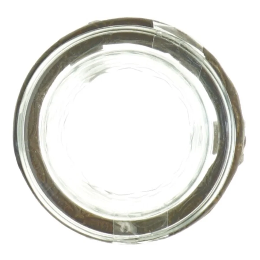 Glasskål med jernfod (str. 9 x 8 cm)