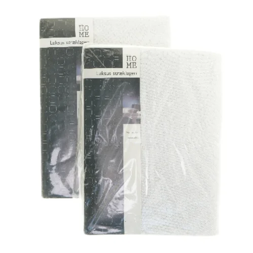 2 stk Luksus frotté stræklagen 90x200x35 cm fra Home (str. 90x200x35 cm)