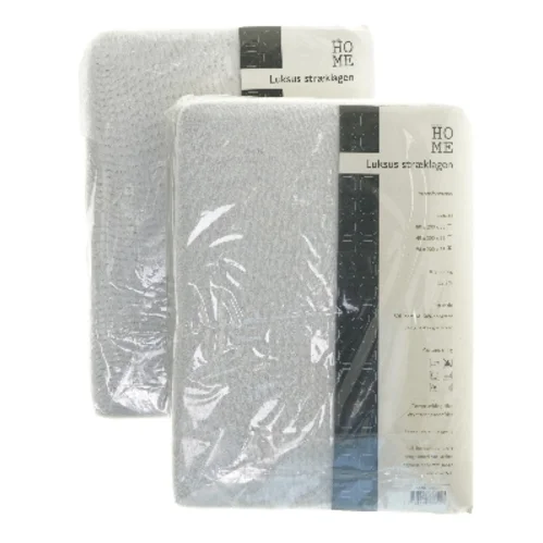 2 stk Luksus frotté stræklagen 90x200x35 cm fra Home (str. 90x200x35 cm)