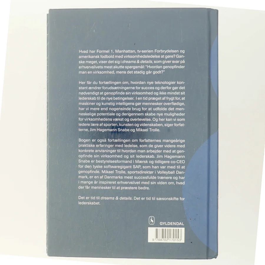 Dreams & details : genopfind din virksomhed og dit lederskab - mens det stadig går godt af Mikael Trolle (Bog)