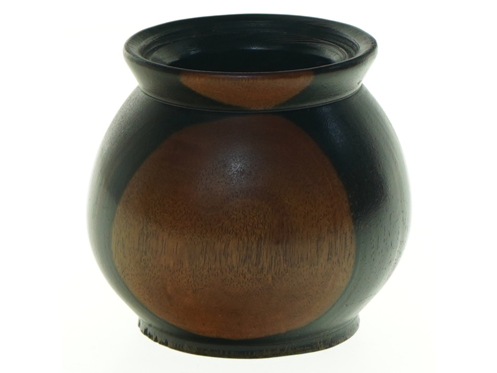 Drejet Trævase (str. 17 x 8 cm)