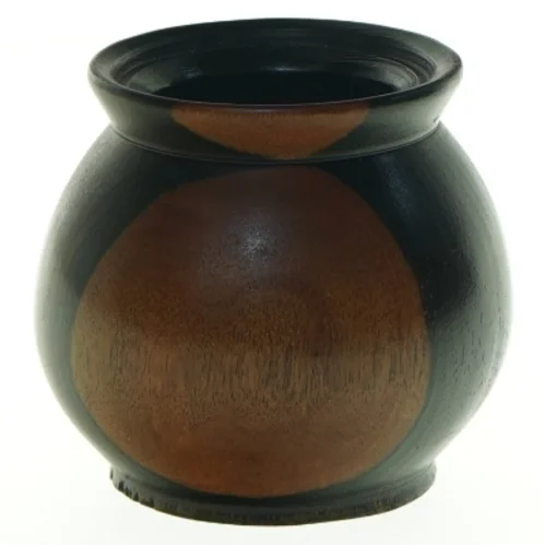 Drejet Trævase (str. 17 x 8 cm)