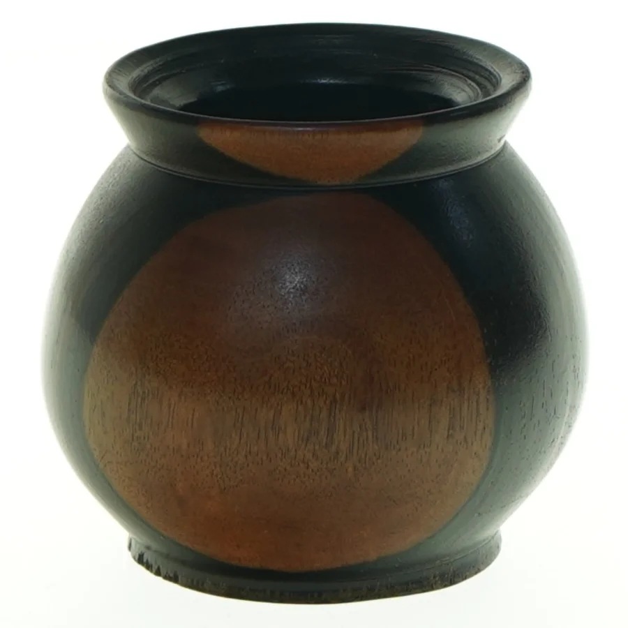 Drejet Trævase (str. 17 x 8 cm)