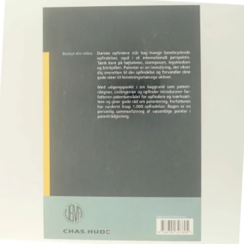 Patenter for opfindere og iværksættere af Ebbe Johansen (Bog)