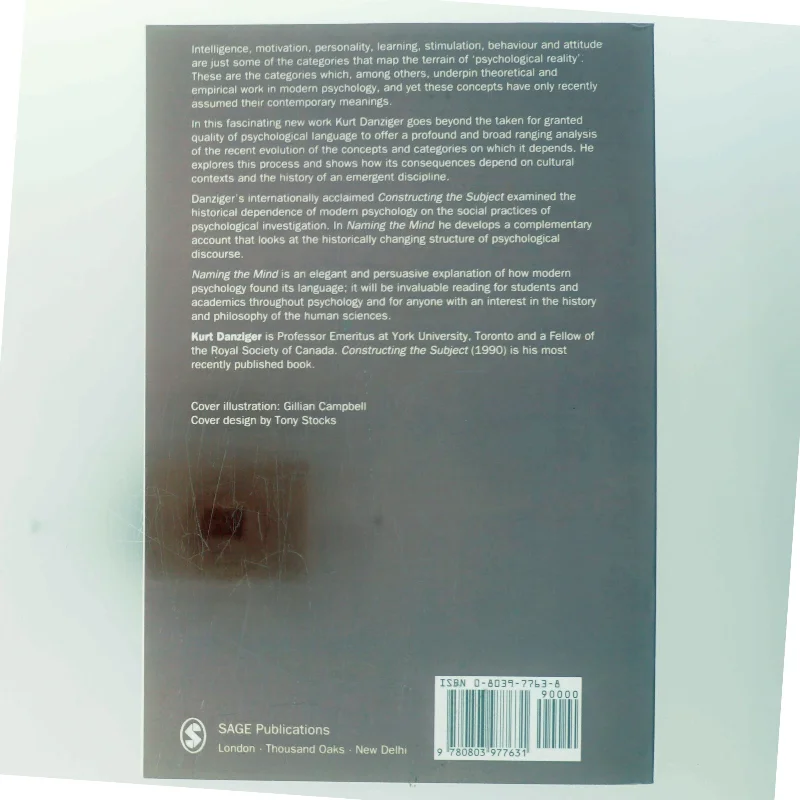 Naming the Mind af Kurt Danziger (Bog)