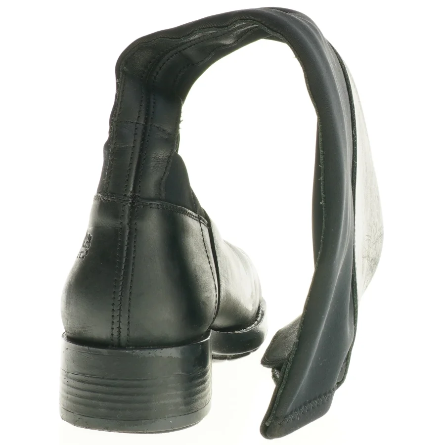 Sorte læderstøvler (str. 39)