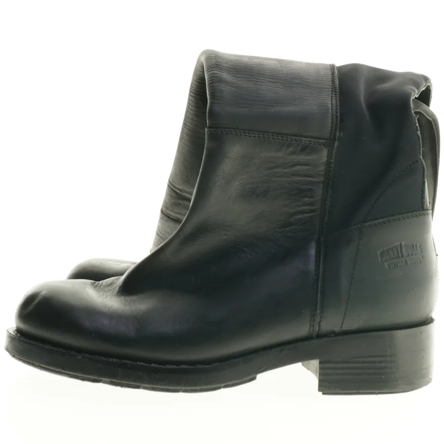 Sorte læderstøvler (str. 39)